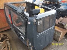 Kubota KX71-3 cab (2014) damage on side