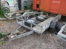 Chassis trailer  This lot is sold on instruction of Speedy