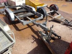 Chassis trailer This lot is sold on instruction of Speedy