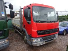 Daf LF45.150 diesel dropside lorry (2003) FG03 AEJ - with tail lift 482,546 miles (approx) MOT to