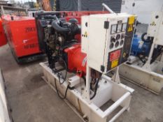 FG Wilson 27kva open set generator 54,172 hrs This lot is sold on instruction of Speedy