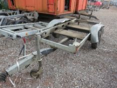 Chassis trailer  This lot is sold on instruction of Speedy