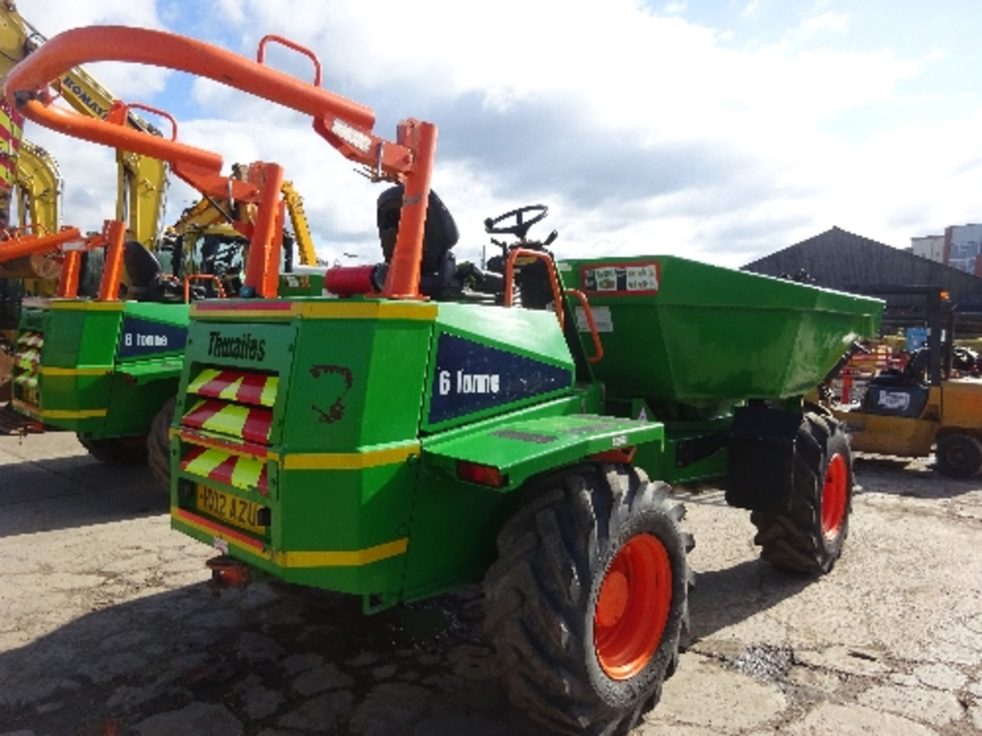 Thwaites 6 tonne swivel dumper (2012) 1800 hrs road kit RDTS - Image 3 of 6