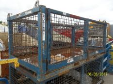 Forklift cage This lot is sold on instruction of Speedy