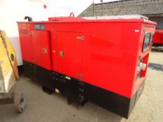 Genset MG50SSP generator - RMP - 8312 hrs This lot is sold on instruction of Speedy