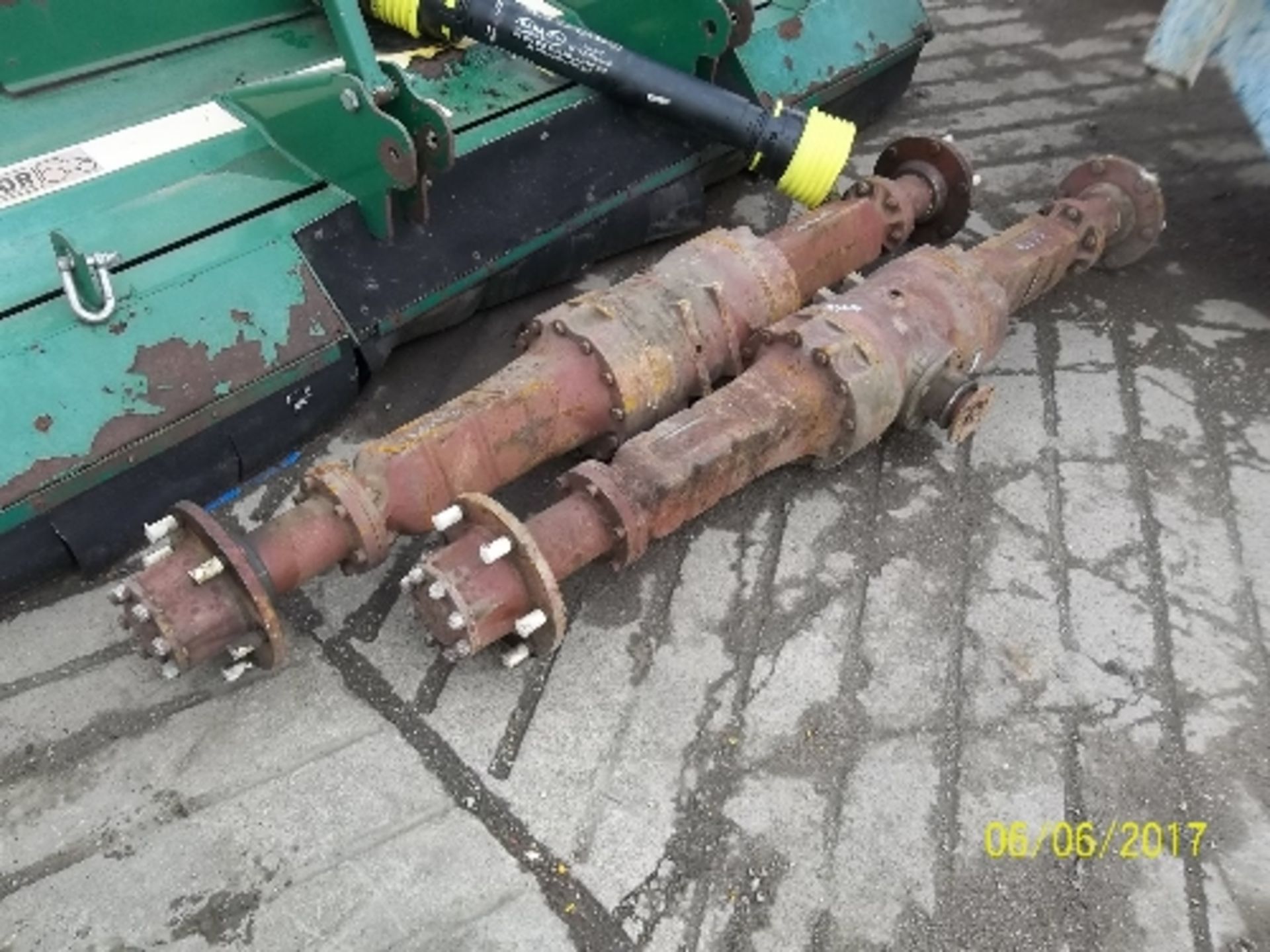 Pair of Newage dumper axles