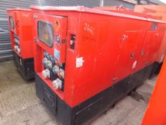 Genset MG50SSP generator - 8993 hrs, RMP This lot is sold on instruction of Speedy