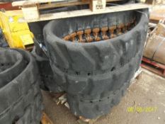 Pair of Volvo ECR88 tracks