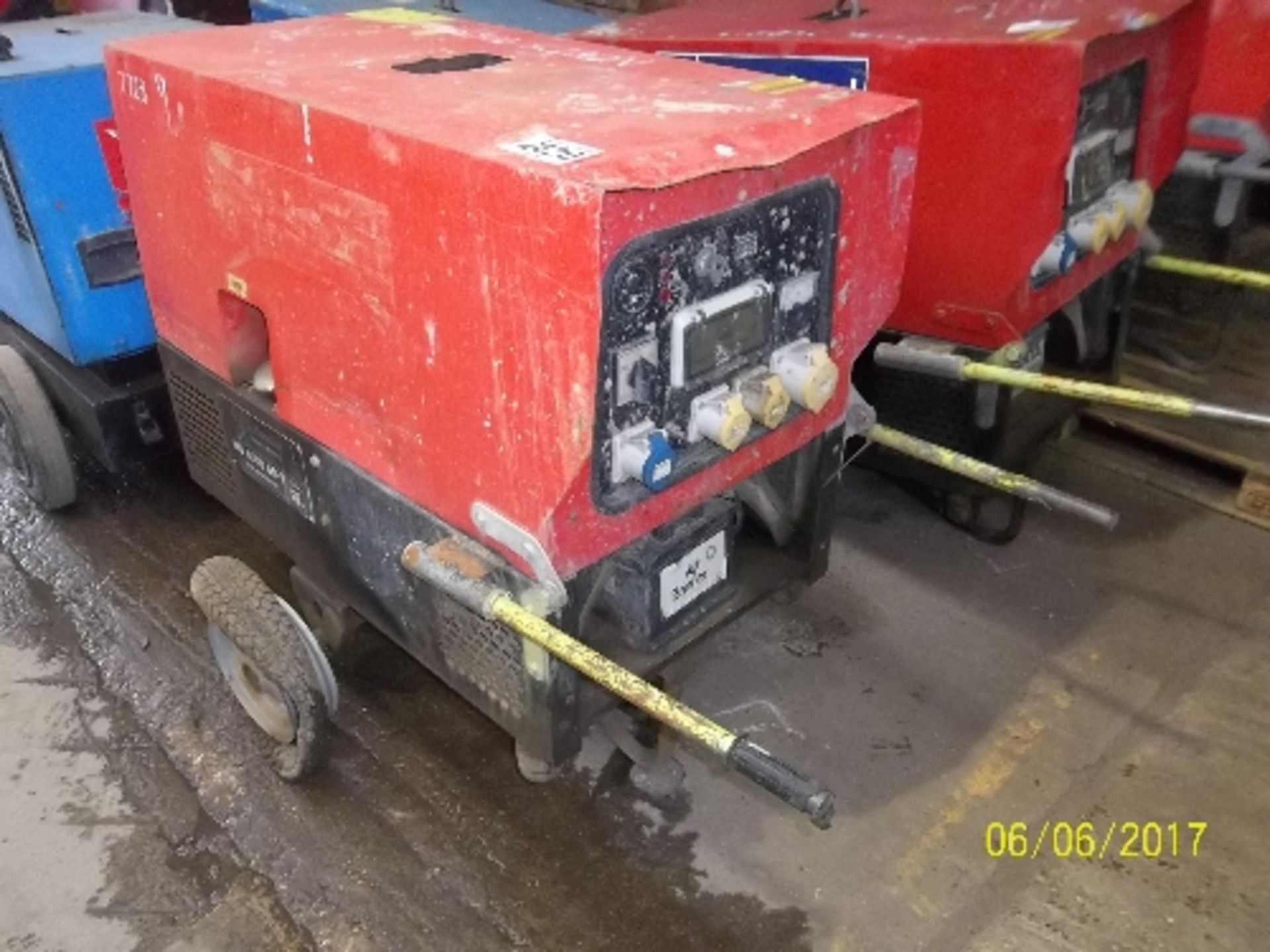 Genset MG6000SSY generator with Yanmar engine 240/110v 4568 hrs SN - 2611638