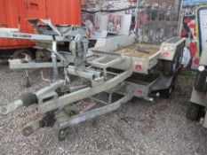 Indespension 2.7 tonne plant trailer  This lot is sold on instruction of Speedy