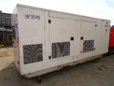 FG Wilson 350kva generator, 30519 hrs - wiring loom melted - no batteries - untested This lot is