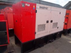 FG Wilson 60kva generator 24,153 hrs - (2010) - runs no power This lot is sold on instruction of