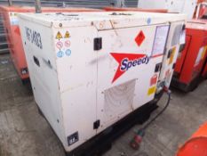 FG Wilson 20kva generator 4423 hrs  This lot is sold on instruction of Speedy
