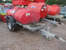 Western poly water bowser This lot is sold on instruction of Speedy