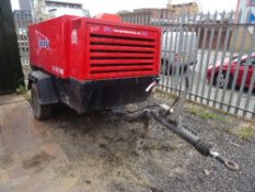 Atlas Copco XAS135DD compressor (2004) 1003 hrs  This lot is sold on instruction of Speedy