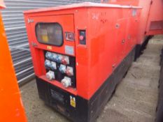 Genset MG50SSP generator - RMP - 9784 hrs This lot is sold on instruction of Speedy