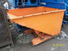 Haith forklift tipping skip