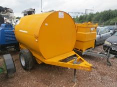 Trailer Engineering trailer mounted 2140 litre diesel bowser (2008) with 12v electric pump