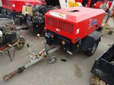 Doosan 7/31e compressor (2010) 731 hrs  pipes off air end This lot is sold on instruction of Speedy