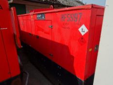 Genset MG115SSP generator 11663 hrs - RMP This lot is sold on instruction of Speedy