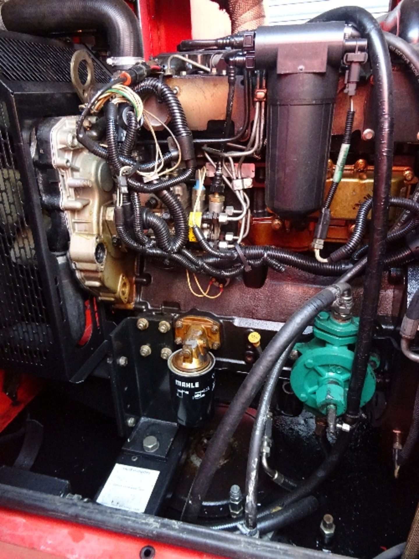FG Wilson 60kva generator 31038 hrs - starts and runs - drive to alternator disconnected This lot is - Image 5 of 6