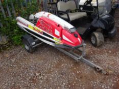 Kawasaki jet ski and trailer