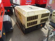 Ingersoll Rand 7/26 compressor (2005) 1126 hrs  Fuel pipe cut This lot is sold on instruction of