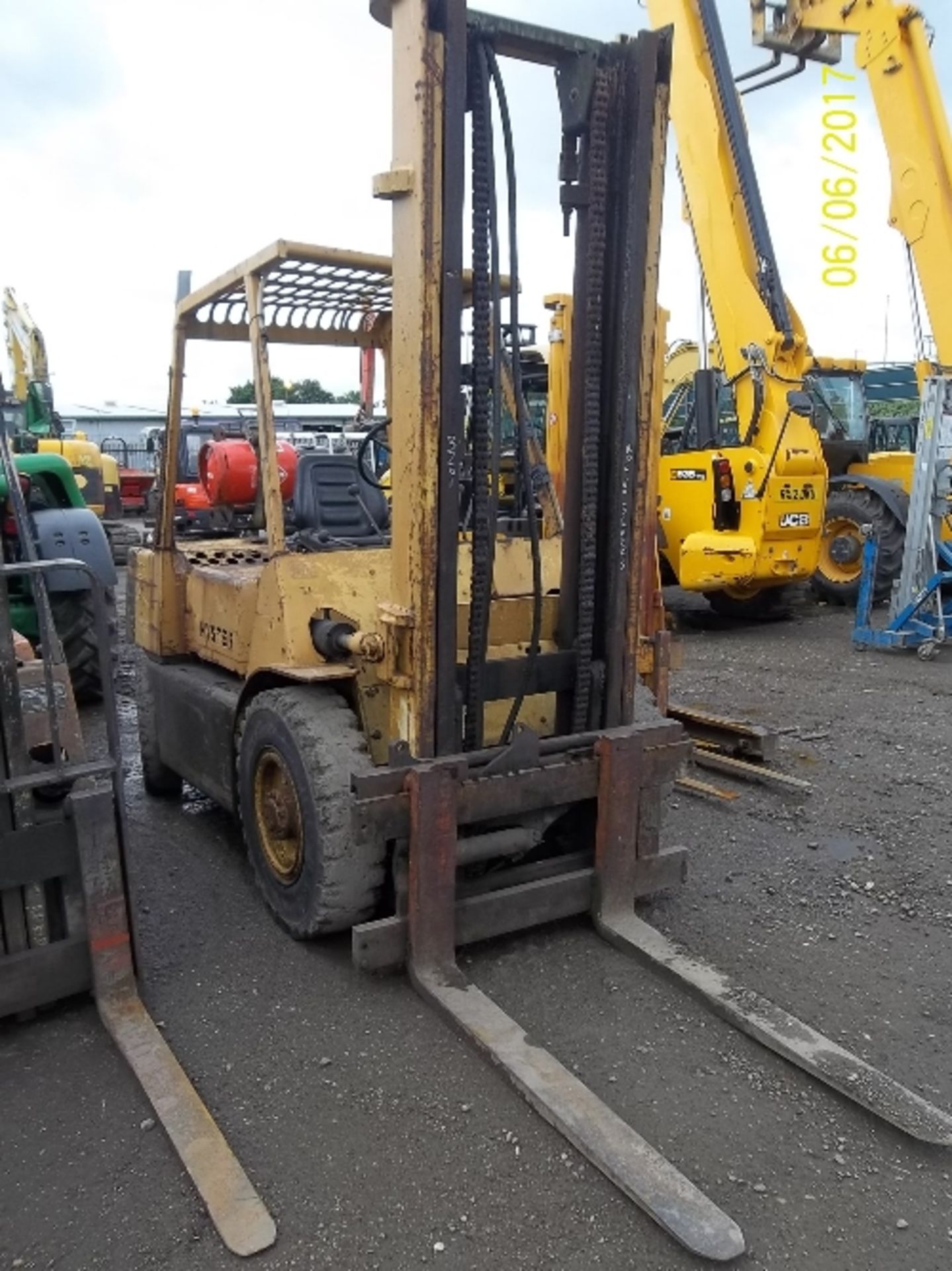 Hyster 7 tonne gas forklift RDL