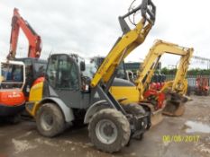 Kramer Allrad 850 loader (2006) NX56 HUA, 11,500 hrs (approx) Mono boom, c/w forks