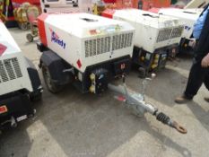 Doosan 7/31e compressor (2011) 995 hrs  electrical fault This lot is sold on instruction of Speedy