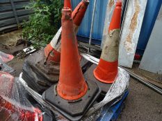 Pallet of road cones