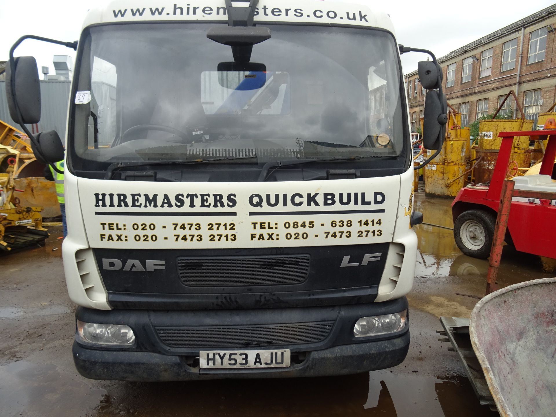 DAF LF45.150 7.5 tonne beavertail plant lorry (2004) Registration No: HY53 AJU Fitted with PM4 - Image 2 of 6