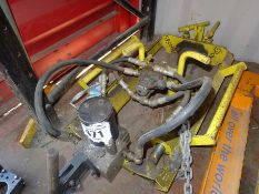Rail weld shears hydraulic