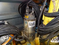 JS 110v sub pump with float