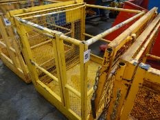 2 man forklift man cage