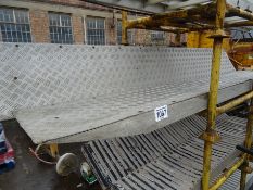 Aluminium loading ramps