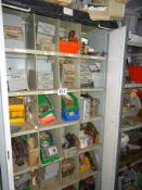 Metal cabinet and spares