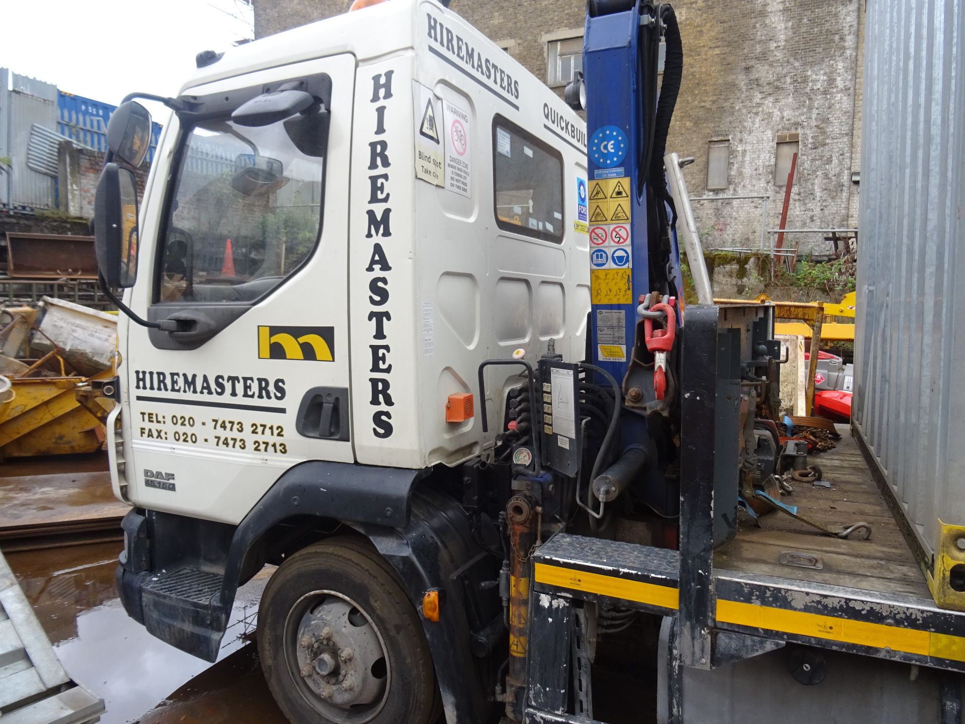 DAF LF45.150 7.5 tonne beavertail plant lorry (2004) Registration No: HY53 AJU Fitted with PM4 - Image 4 of 6