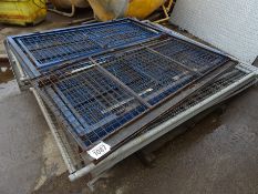 Flat pack gas cages