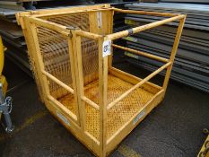 2 man forklift man cage