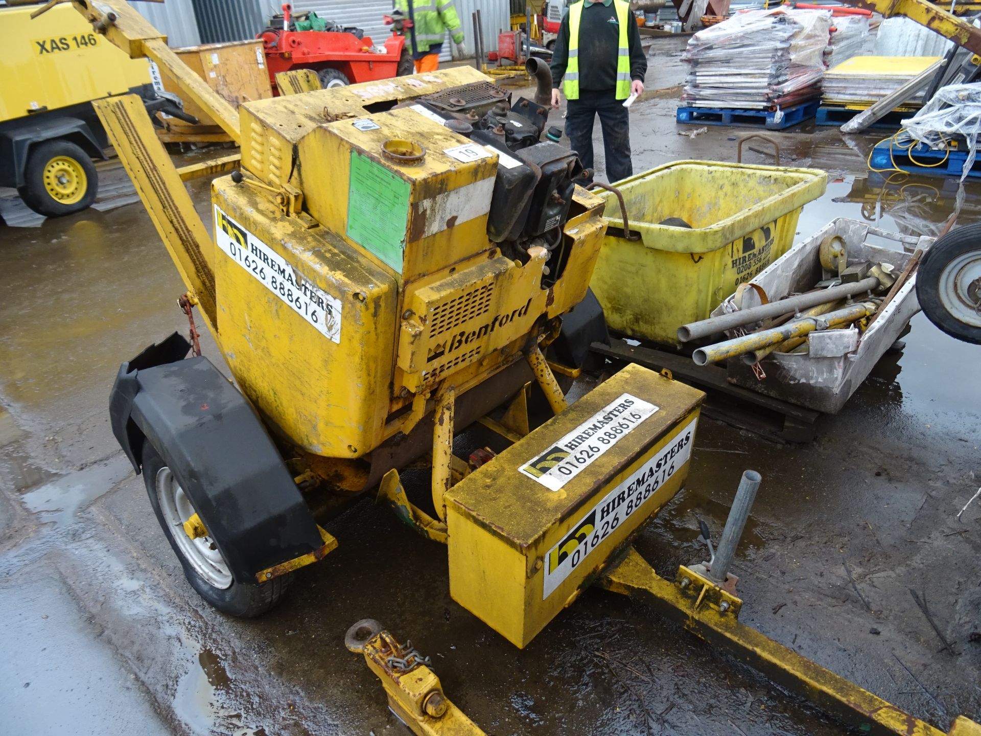 Benford MBR71 roller and trailer