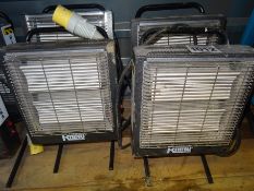 4 Rhino ceramic heaters 110v