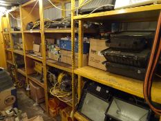 5 bays of electrical spares