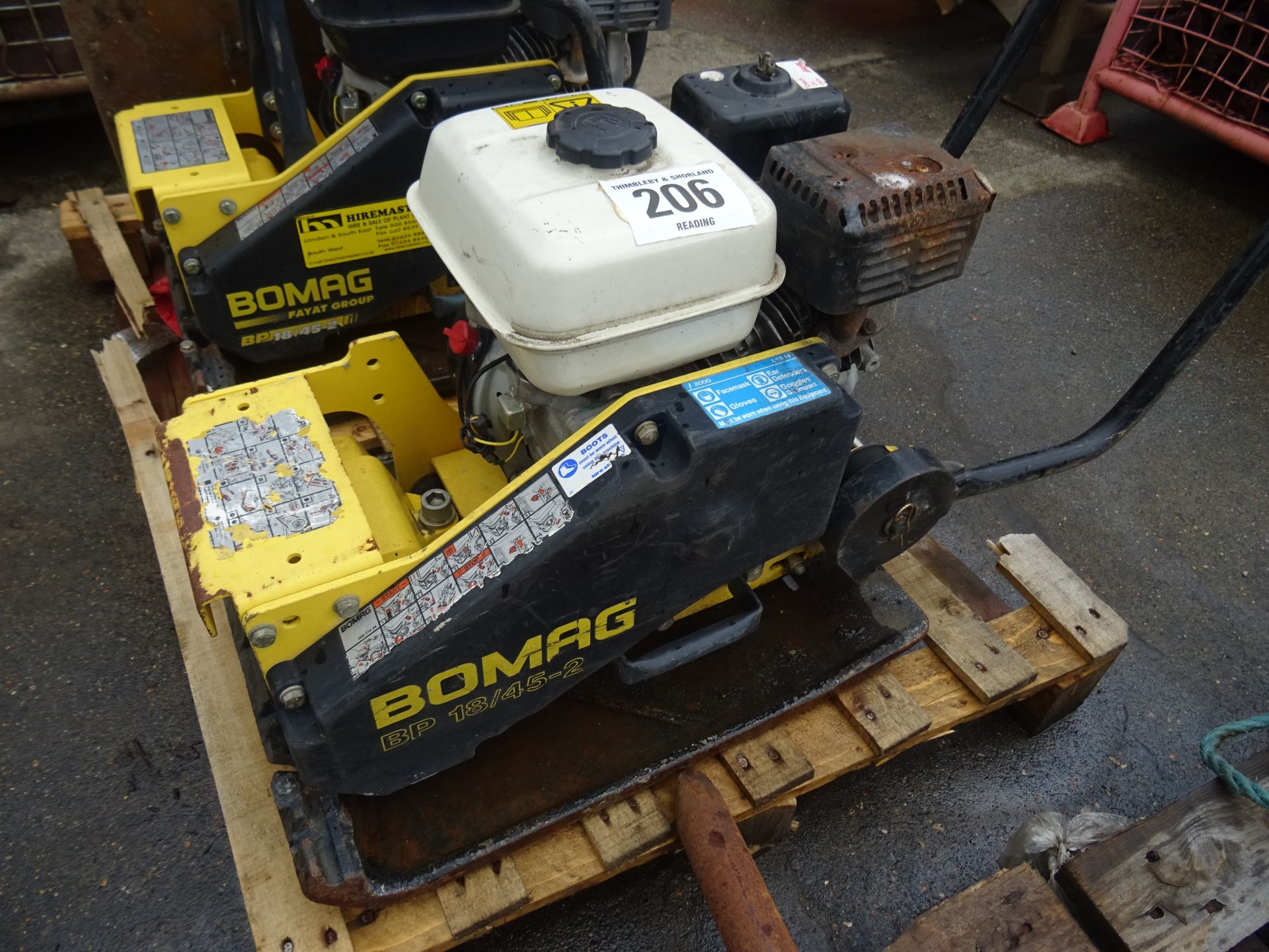 Bomag BP18/45-2 petrol plate compactor