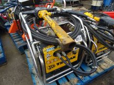 JCB Trojan hydraulic power pack, hose & gun