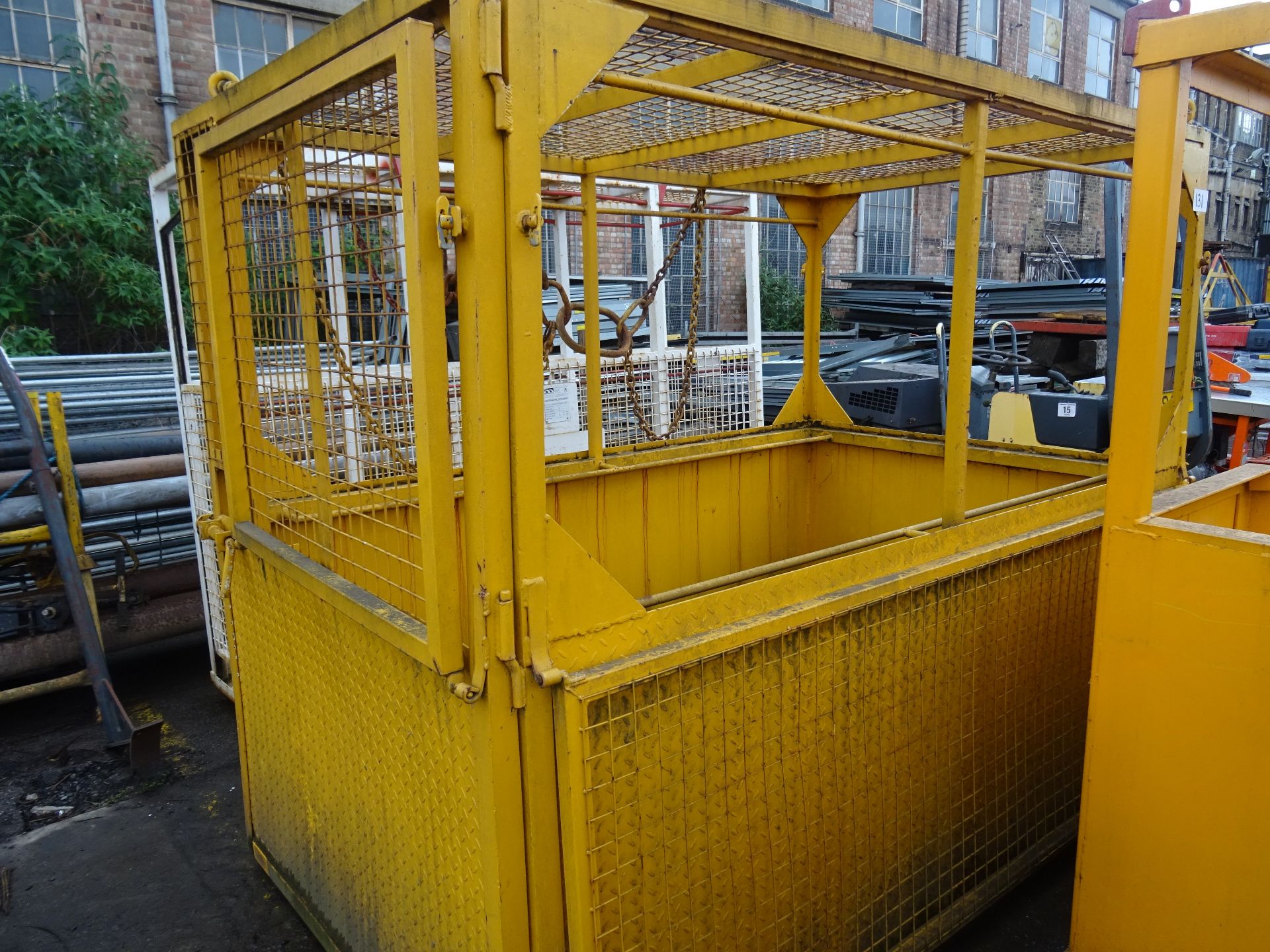 Man crane cage