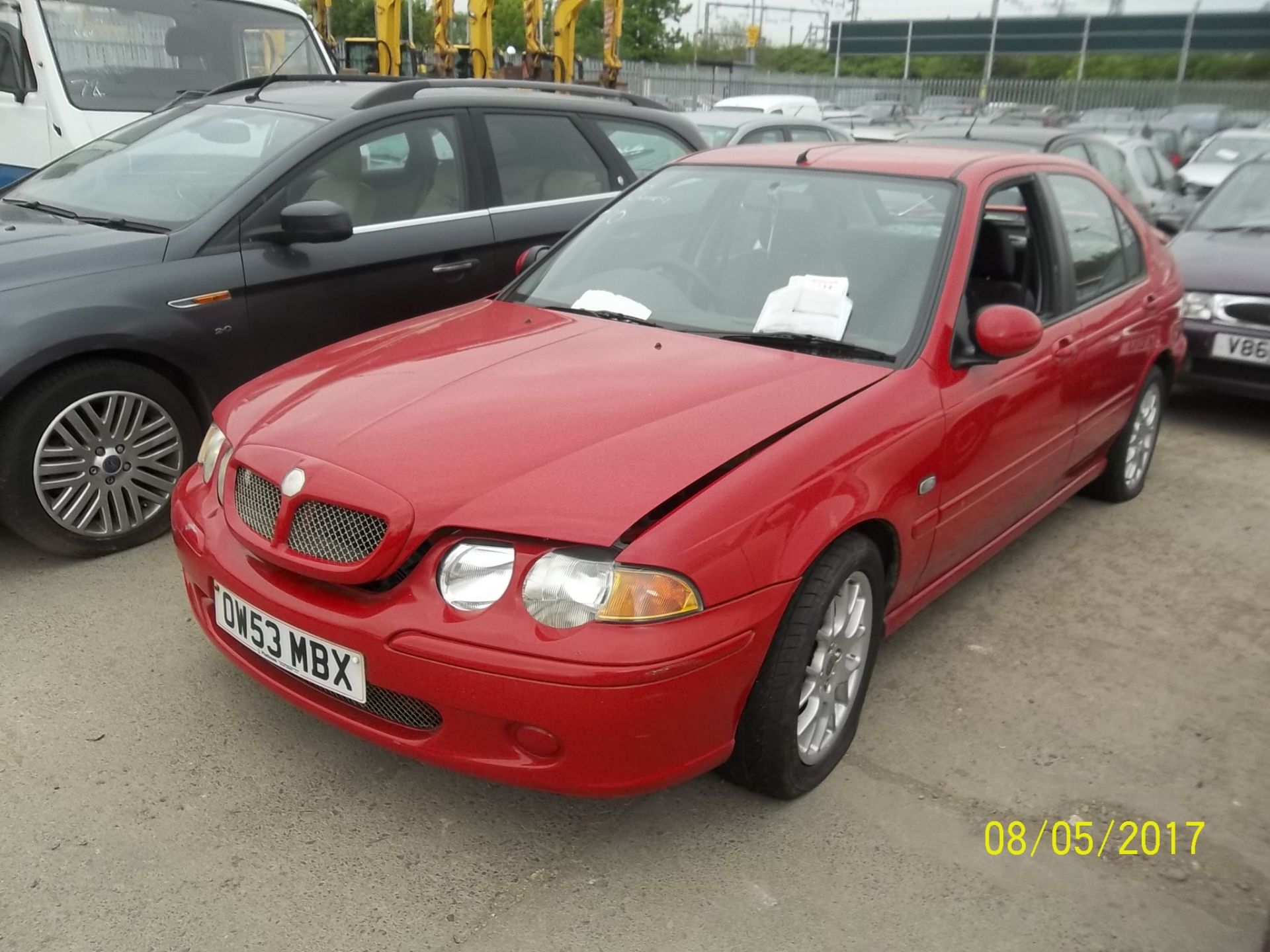 MG ZS+ 110 - OW53 MBX Date of registration: 28.01.2004 1588cc, petrol, manual, red Odometer - Image 2 of 4