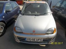 Fiat Seicento Sporting - X648 UFC Date of registration: 21.10.2000 1108cc, petrol, manual, grey