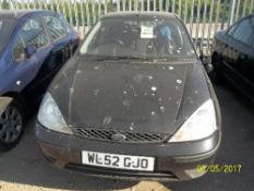 Ford Focus Zetec - WL52 GJO Date of registration: 09.01.2003 1596cc, petrol, manual, black