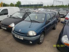 Renault Clio Alize - V215 MVY Date of registration: 03.11.1999 1390cc, petrol, manual, blue Odometer